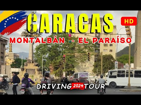 ve Caracas: Explorando el Paraíso y Montalbán en auto.