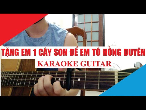 [Karaoke Guitar] Tặng Em Một Cây Son Để Em Tô Hồng Duyên (Thôi Em Đừng Đi) - MCK Nger| Acoustic Beat