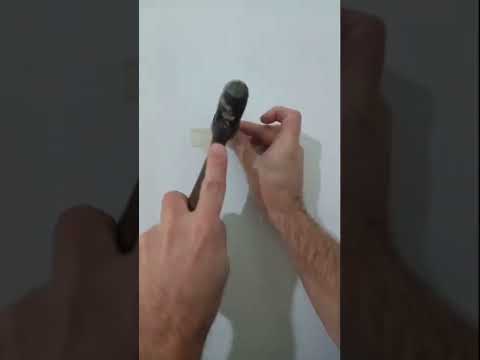 Como colocar un clavo sin romper la pared o el revoque