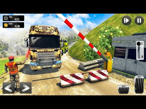 Army Vehicle Truck Transport - US Truck Driving Game - Android Gameplay #5