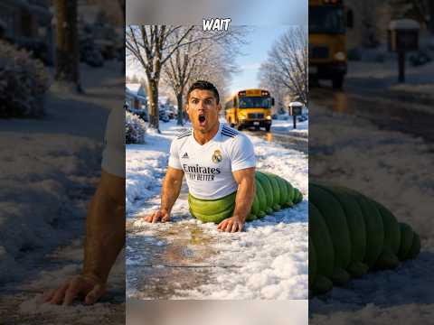 Ronaldo Is Late For The Christmas Contest 😭