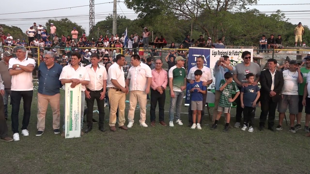 JUVENIL 16 DE AGOSTO CAMPEON DE LA LIGA REGIONAL YPACARAI  3  1 VICE CAMPEON CLUB TRIUNFO