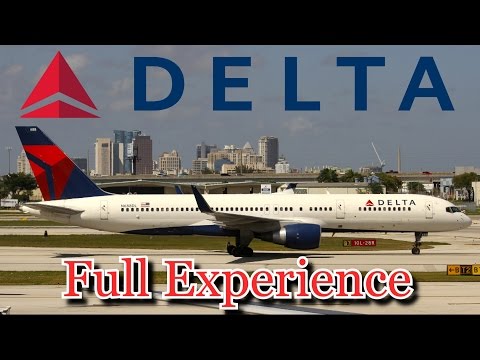 Delta Air Lines First Class Full Experience - FLL-DTW