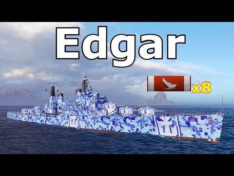 World of WarShips Edgar - 8 Kills 212K Damage