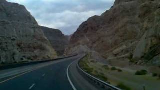 preview picture of video 'Truck Driving Through Virgin River Gorge I-15 south'