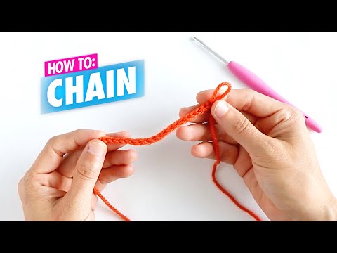 How To Crochet: Chain for Beginners (Ch) - Amigurumi Tutorial