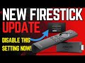 New FIRESTICK Update Adds A Hidden Setting You MUST Turn Off Immediately