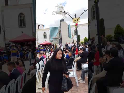Amenizando la banda municipal del Contadero Nariño en su aniversario 152. mayo 2026.