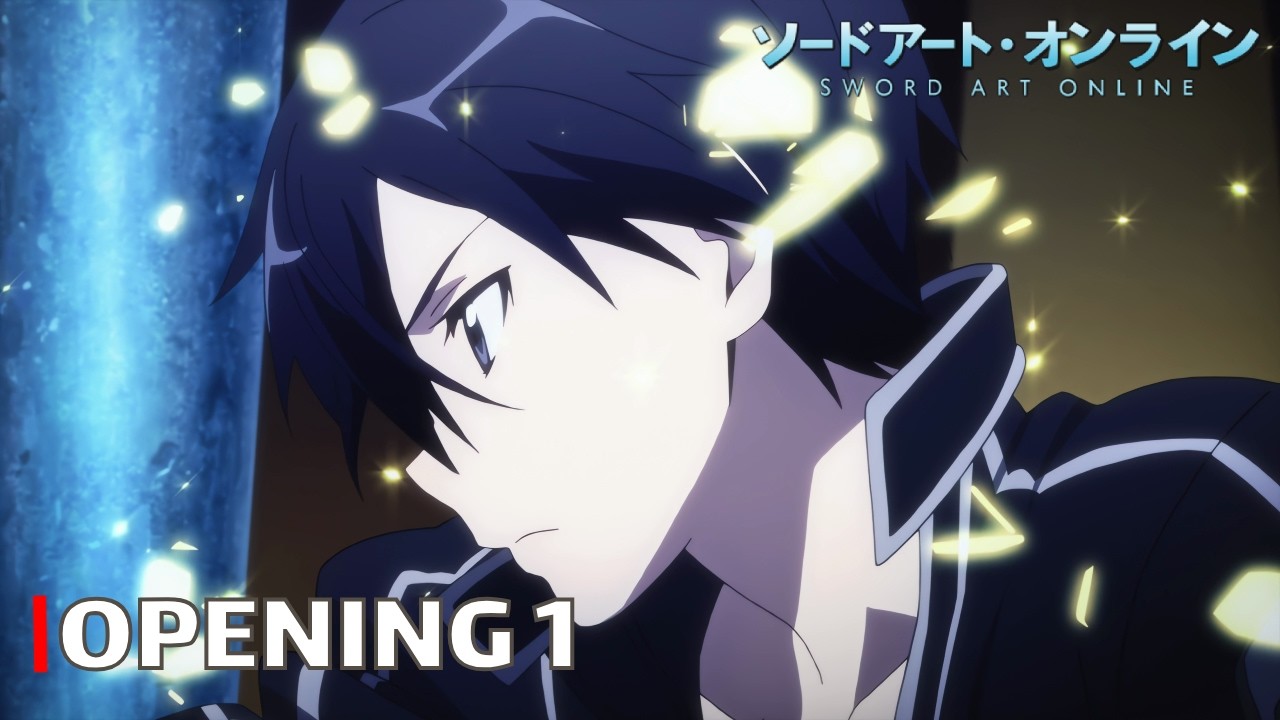 Sword Art Online | Opening 1 - crossing field | 4K Creditless | CC