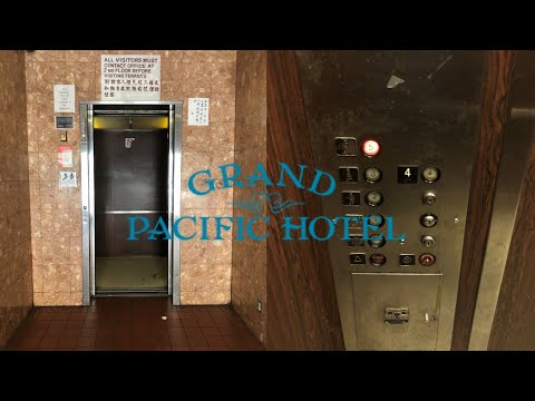 Sketchy But RARE General Hydraulic Elevator - Grand Pacific Hotel - San Francisco, CA