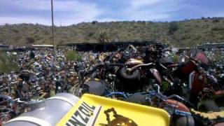 preview picture of video 'ALL BIKES Salvage yard in Rye, Arizona'