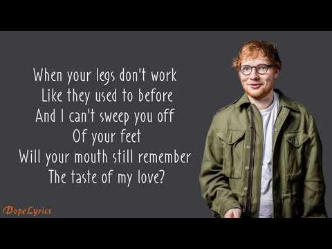 Ed sheeran - thinking out loud (lyrics)