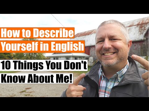 How to Describe Yourself in English