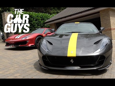 Two Ferraris delivered ON THE SAME DAY! My friend's 488 Pista and 812 Superfast COLLECTED.