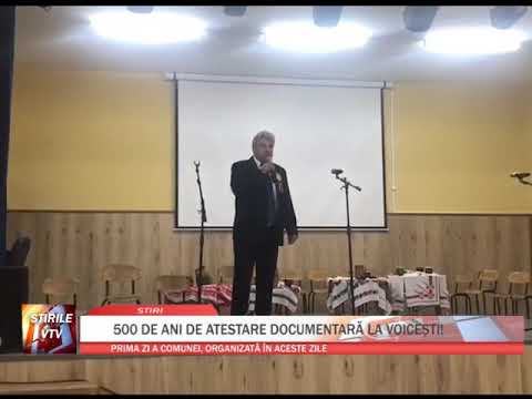500 DE ANI DE ATESTARE DOCUMENTARA LA VOICESTI
