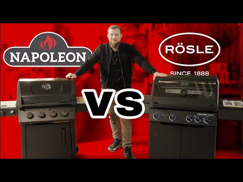 The best gas grills under €1,000 compared! Napoleon VS. Rösle