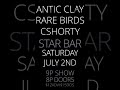 Antic Clay Live July 2nd