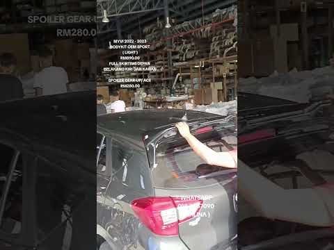 Myvi 2023 bodykit oem sport light
