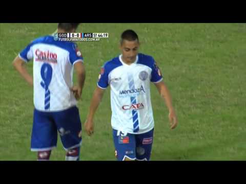 Expulsión de Correa. Godoy Cruz 0 - Arsenal 0. Fecha 15. Primera División 2015. FPT.