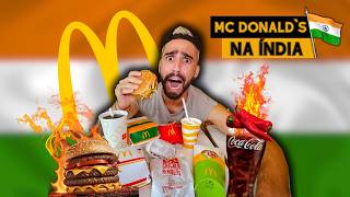 Provei o McDONALDS mais ESTRANHO do mundo na ÍNDIA!