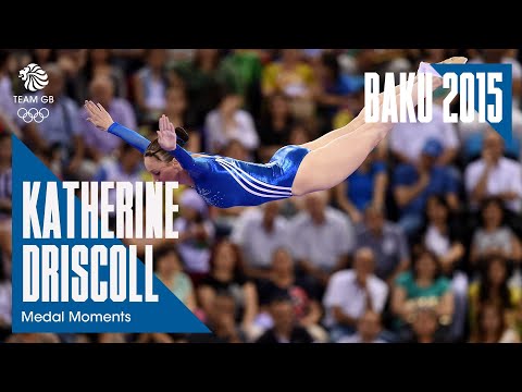 Katherine Driscoll wins Silver in Individual Trampolining | Baku 2015 Medal Moments