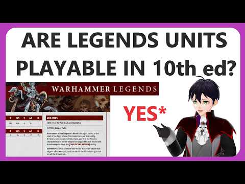 What are Legends Unit Rules in Warhammer 40K?
