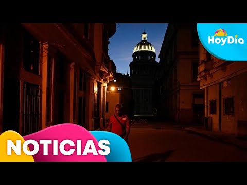 Cae la noche en La Habana en medio a un apagón masivo en Cuba | Hoy Día | Telemundo