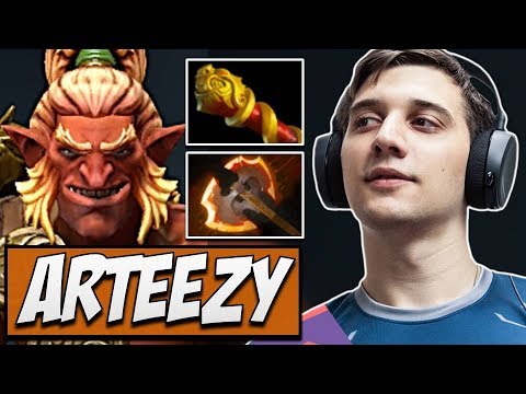 EG.Arteezy Troll Warlord - Run Guys! | Dota Gameplay 7.14