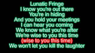 Lunatic Fringe - Red Rider (Lyric)