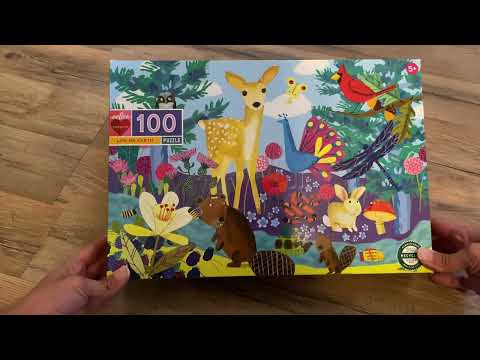 Honest Review of eeBoo Life on Earth 100 Piece Puzzle