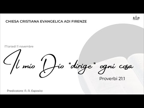 Il mio Dio "dirige" ogni cosa (Proverbi 21:1)