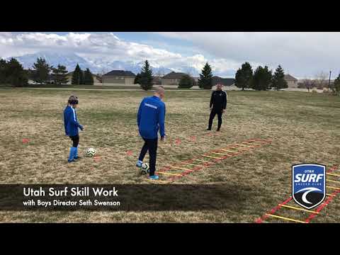 Utah Surf Skill Work - ladder w/ ball