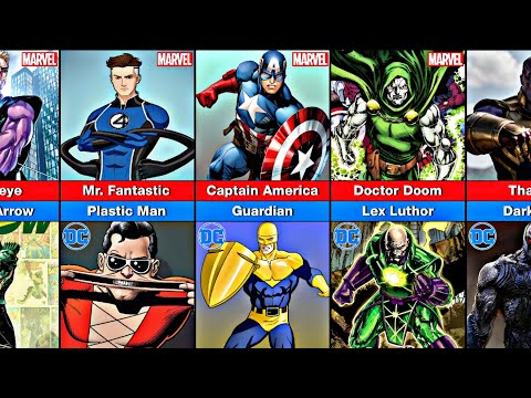 Marvel vs. DC: Discover Their Most Similar Characters!