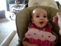 Abigail Eating Real Food For The First Time