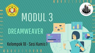 MODUL 3 DREAMWEAVER 19-022 &amp; 19-028