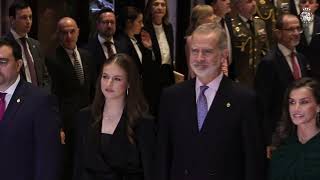 Asistencia de la Familia Real al XXXIV Concierto Premios Princesa de Asturias