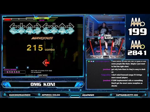 OMG KON! | DAFT PUNK IS PLAYING AT MY HOUSE (D-CHALLENGE) PFC AAA 999,820 [DDR X2]