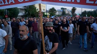 Yunanistan'da binlerce kişi ABD'nin İran nükleer tesislerine saldırısını protesto etti