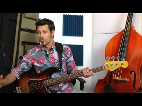 Blu0105 - Blues #5 (12/8 und 6/8 Rhythmus) - German Bass Lesson Tutorial