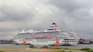 飛鳥II_帰港@新潟西港（山の下ふ頭北側岸壁）2014年9月5日