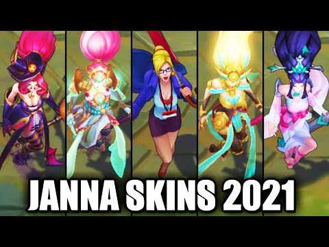 All Janna Skins Spotlight (League of Legends)