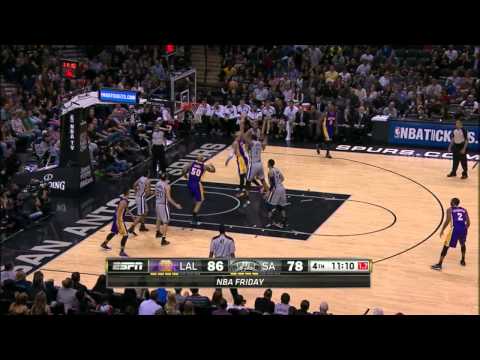 Carlos Boozer Highlights Lakers vs. Spurs 12.12.2014 - 14 Points, 13 Rebounds