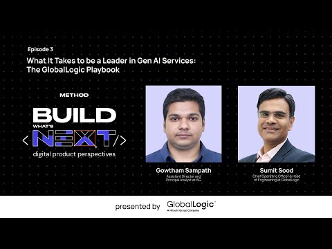What It Takes to Be a Leader in Gen AI Services: The GlobalLogic Playbook