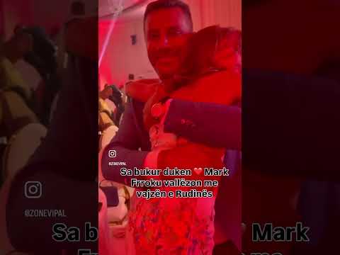 Mark Frroku vallezon me vajzen e Rudines😍🥰 #markfrroku #rudina #showbizshqip
