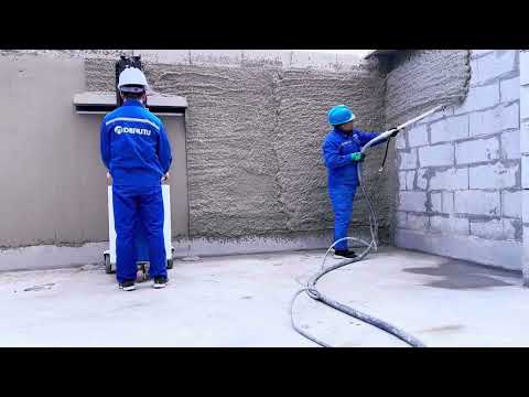 Derutu plastering machine