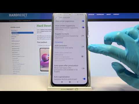 How to Set Autocorrection on XIAOMI REDMI NOTE 10S – On/Off Word Predict