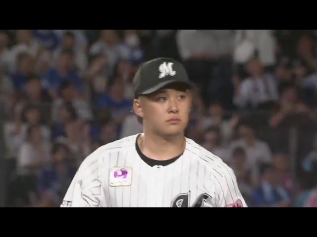 【8回表】頼れるリリーバー!! マリーンズ・鈴木昭汰 併殺打に打ち取り本日も無失点で抑える!!  2024年6月14日 千葉ロッテマリーンズ 対 中日ドラゴンズ