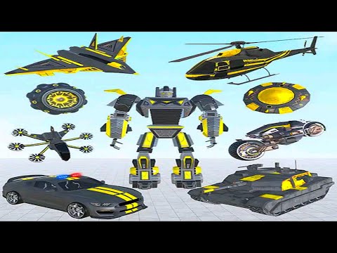 Grand US Robot Police Car Transform Battle - Android iOS Gameplay