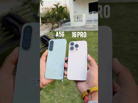 Samsung A56 vs iPhone 16 pro camera test 🔥