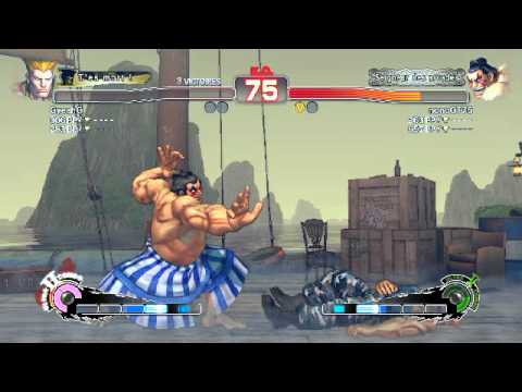 GyeahG [Guile] vs nonoGT75 [E.Honda] USF4 Online